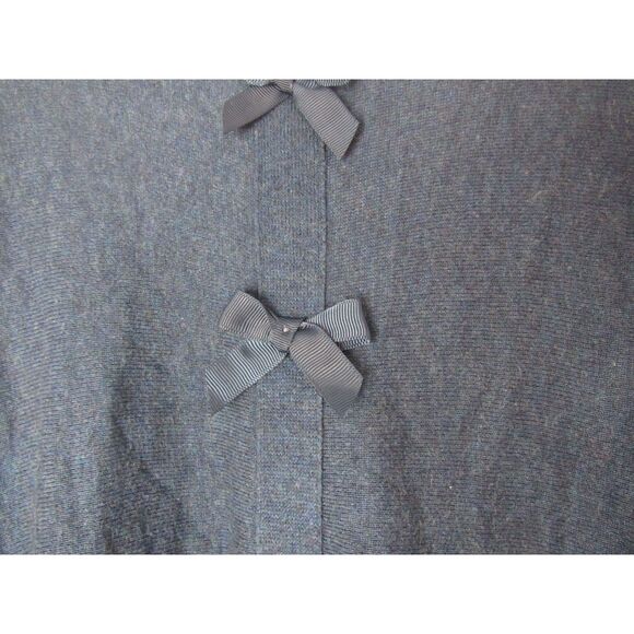 ELLE Blue Bow-Back Sweater – Size XXL - Picture 5 of 5